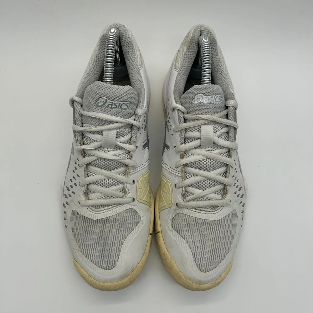 Asics Gel-Challenger 12 Women 8.5 White Silver Tennis Sneakers 1042A041 Athletic